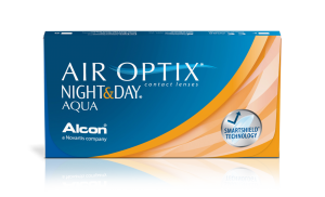 עדשות מגע חודשיות Air Optix Night & Day Aqua אייר אופטיקס