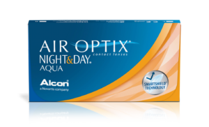 עדשות מגע חודשיות Air Optix Night & Day Aqua אייר אופטיקס