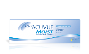 עדשות מגע צילינדר יומיות 1 Day Acuvue Moist for Astigmatism אקיוביו מויסט