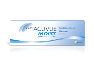 עדשות מגע צילינדר יומיות 1 Day Acuvue Moist for Astigmatism אקיוביו מויסט