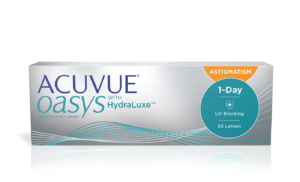 עדשות מגע צילינדר יומיות 1 Day Acuvue Oasys with Hydraluxe for Astigmatism אקיוביו אואזיס