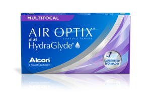 עדשות מגע חודשיות מולטיפוקל Air Optix HydraGlyde Multifocal אייר אופטיקס