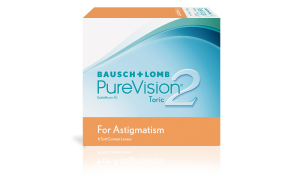 Purevision2 Astigmatism פיורויז’ן עדשות מגע צילינדר חודשיות