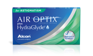 עדשות מגע חודשיות Air Optix HydraGlyde Astigmatism אייר אופטיקס