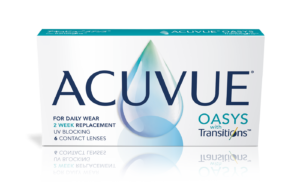 עדשות מגע חודשיות Acuvue Oasys Transitions אקיוביו אואזיס טרנזישנס