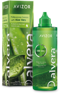 תמיסה אלוורה Alvera Contact lenses solution
